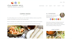 Desktop Screenshot of culinaryhill.com